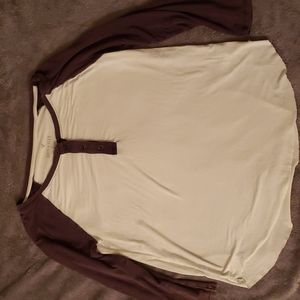 American Eagle long-sleeve baseball T